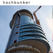 Hochbunker mit Exzenterhaus, von der Logos Gruppe initiiert